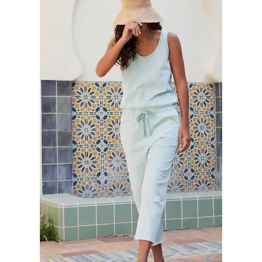 Frank & Eileen - Jumpsuit in Sea Foam Stain sz Small